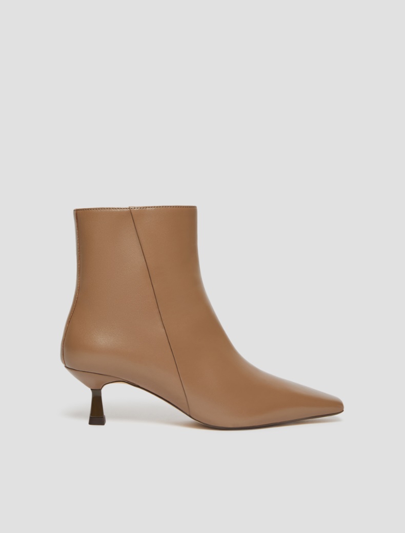 Nappa leather ankle boots - MUD - pennyblack