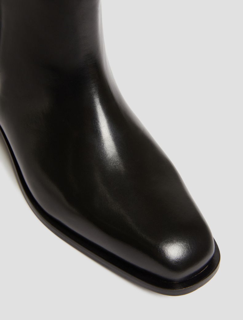 Leather riding boots - BLACK - pennyblack