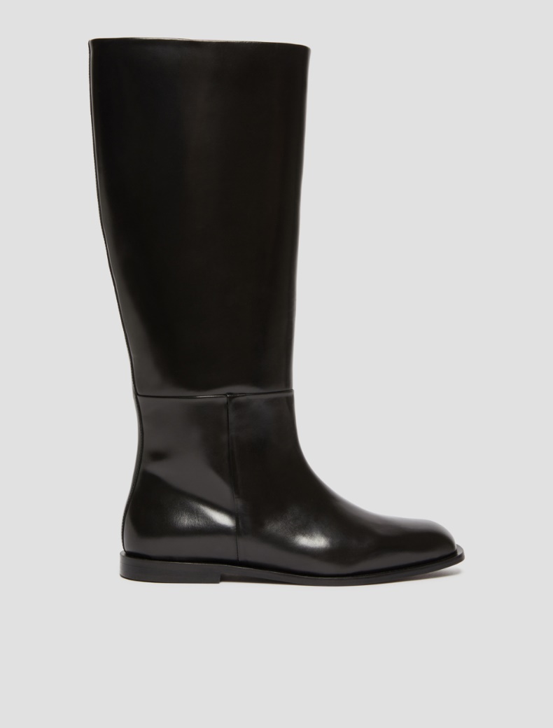 Leather riding boots - BLACK - pennyblack