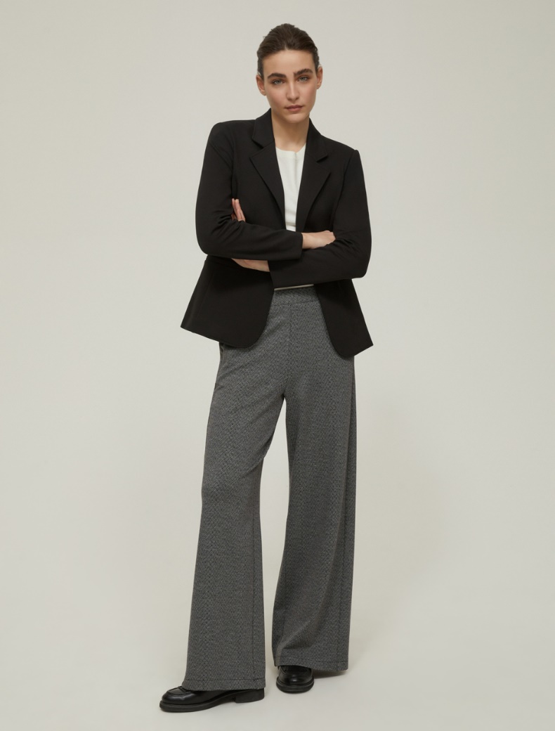 Slim-fit jersey blazer - BLACK - pennyblack