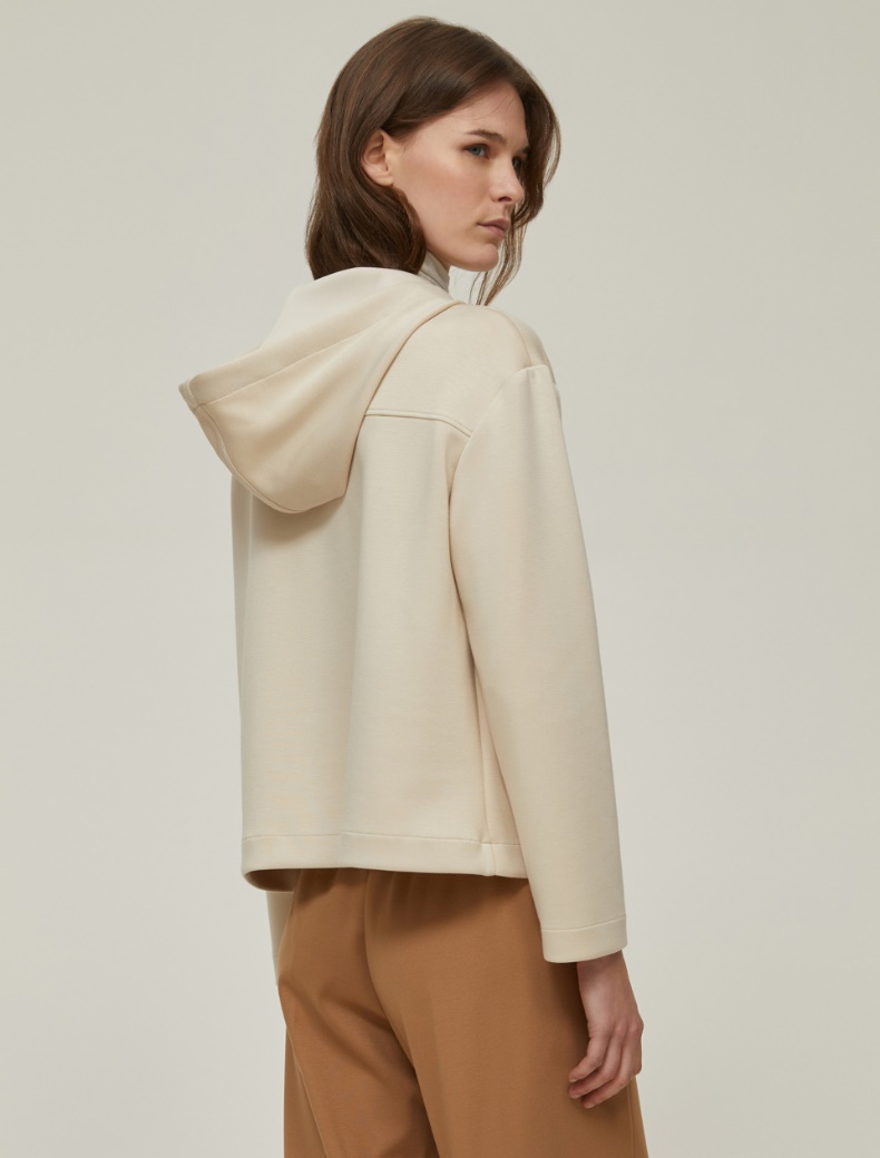 Zip-up hoodie - VANILLA - pennyblack