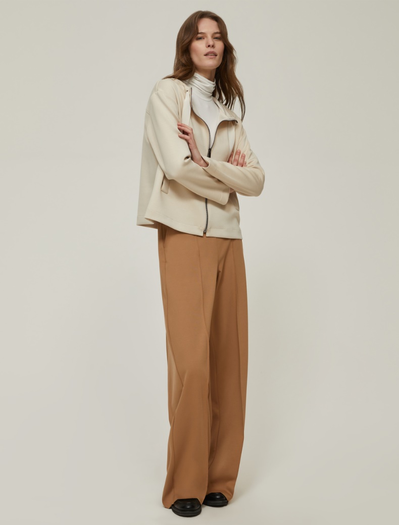 Zip-up hoodie - VANILLA - pennyblack