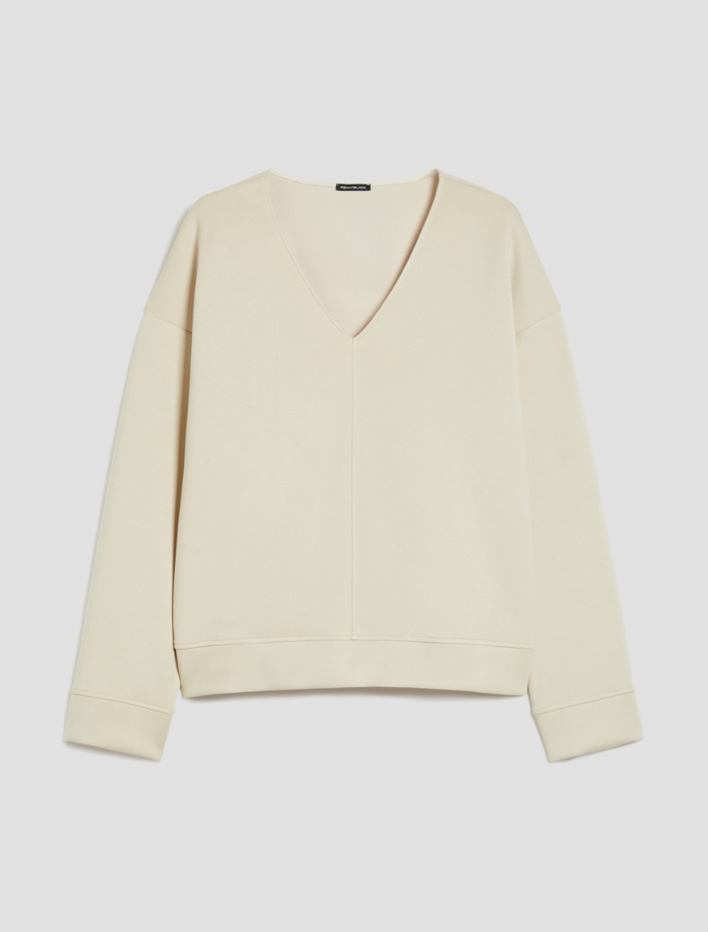 V-neck sweatshirt - VANILLA - pennyblack