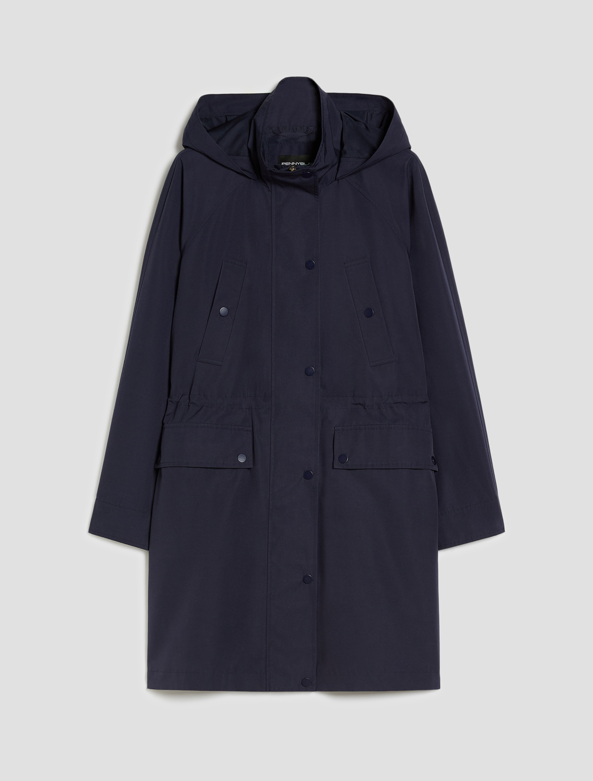Water-repellent fabric parka - NAVY - pennyblack