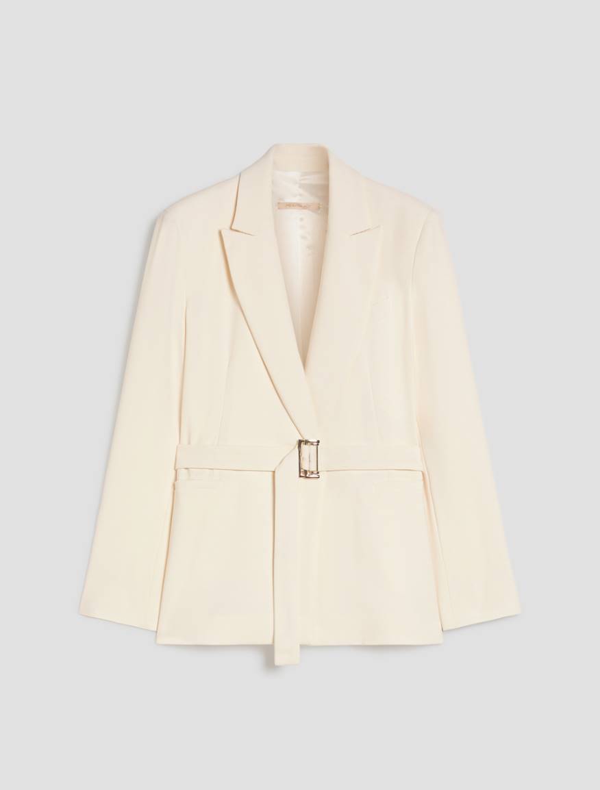 Cady blazer with belt - IVORY - Pennyblack - 2