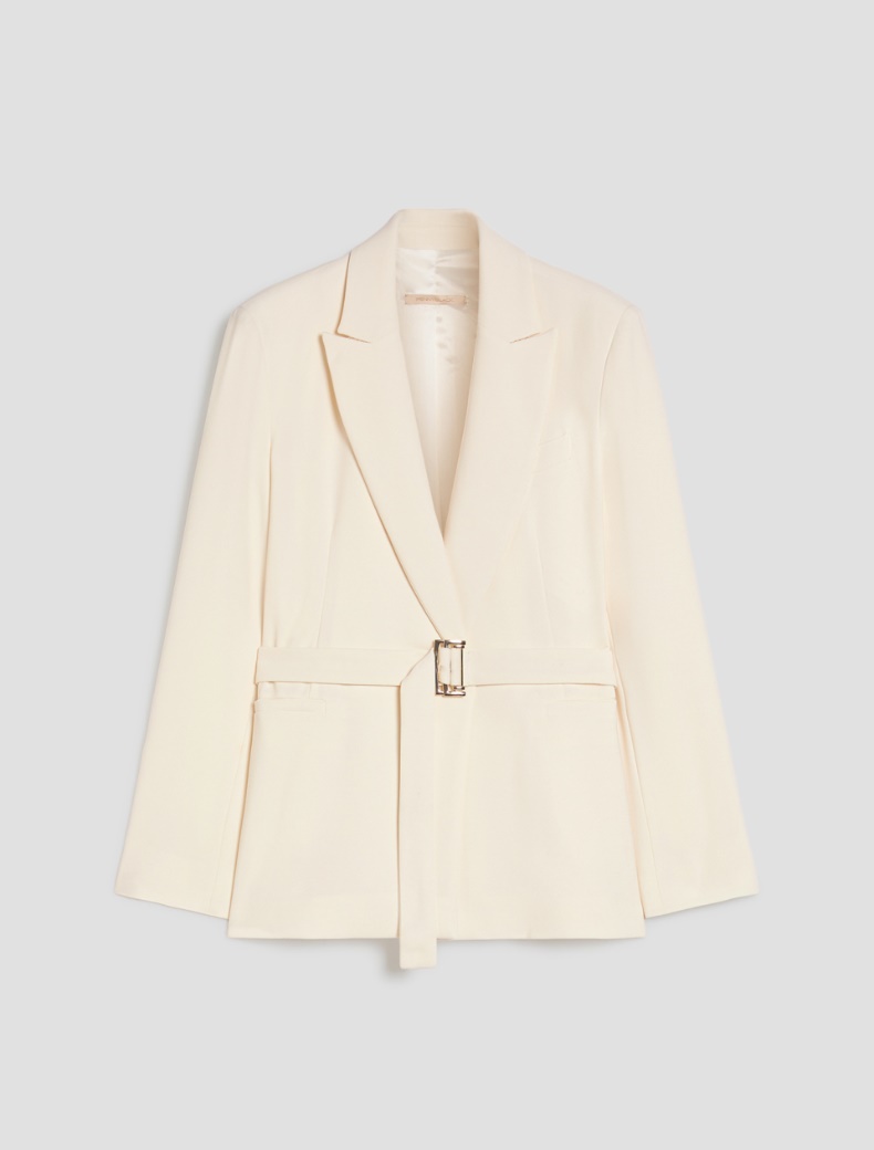 Cady blazer with belt - IVORY - pennyblack