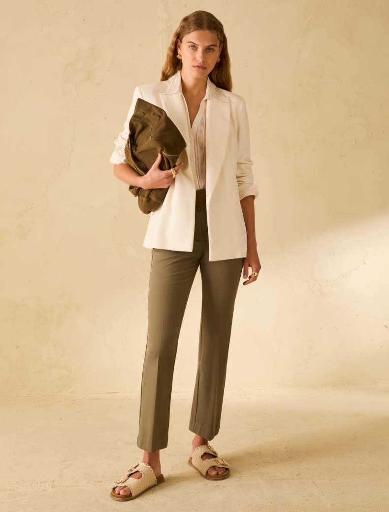 Cady blazer with belt - IVORY - pennyblack