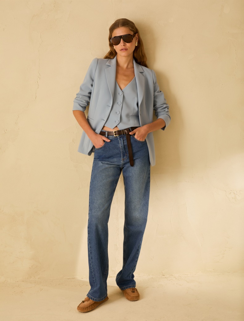 Blazer monopetto in cady - Pennyblack - 8