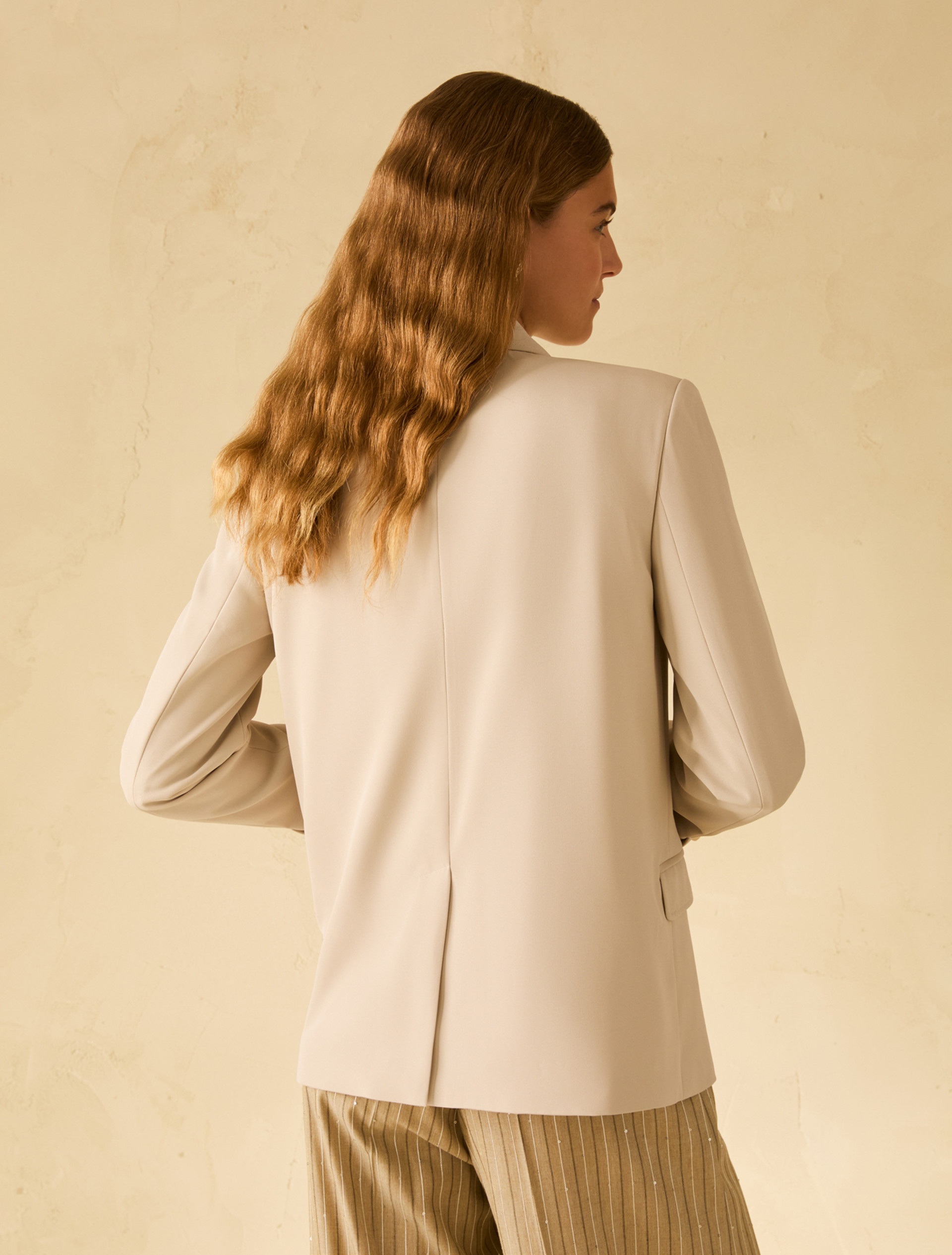 Flowing double-breasted blazer - ICE - pennyblack