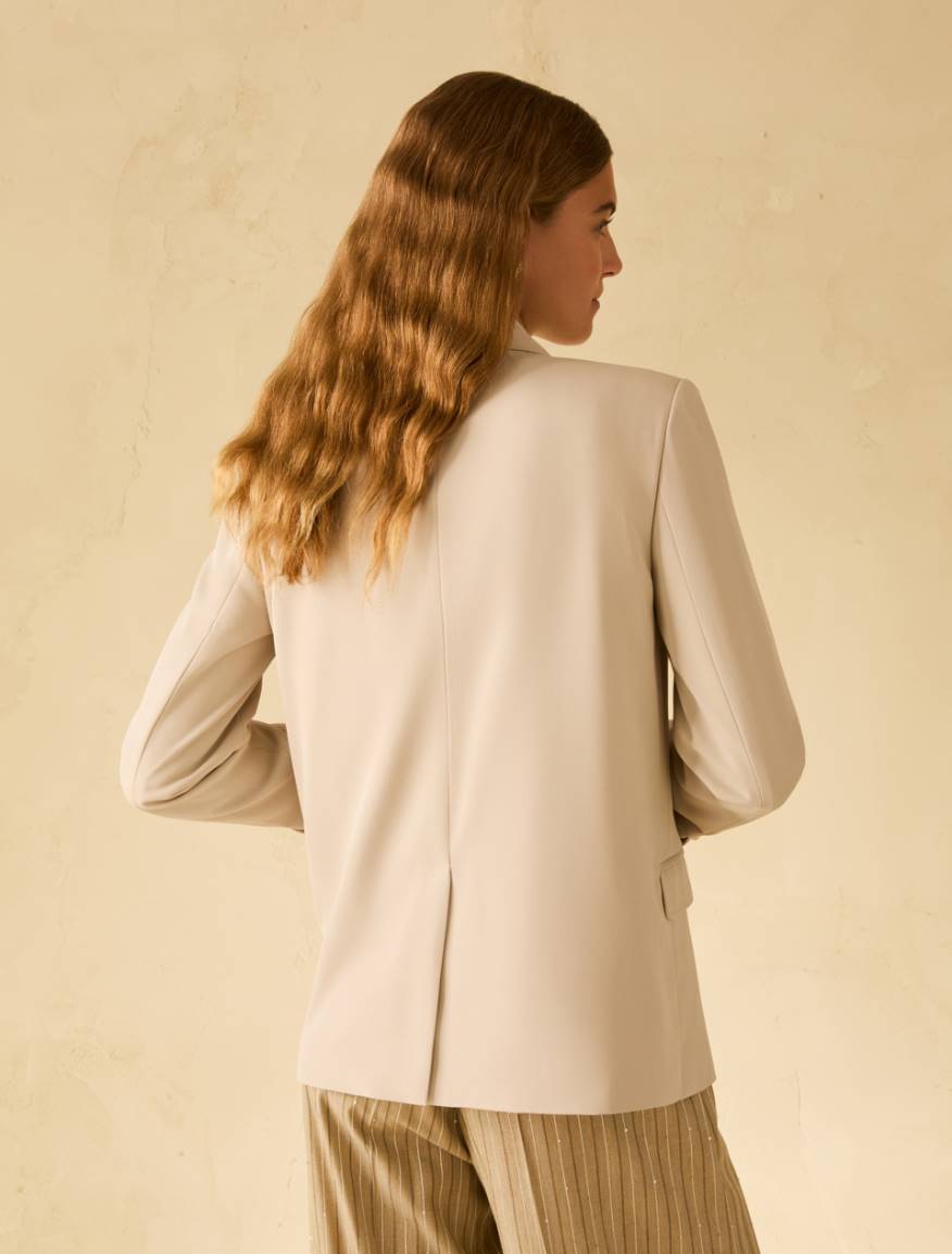 Flowing double-breasted blazer - ICE - Pennyblack - 3