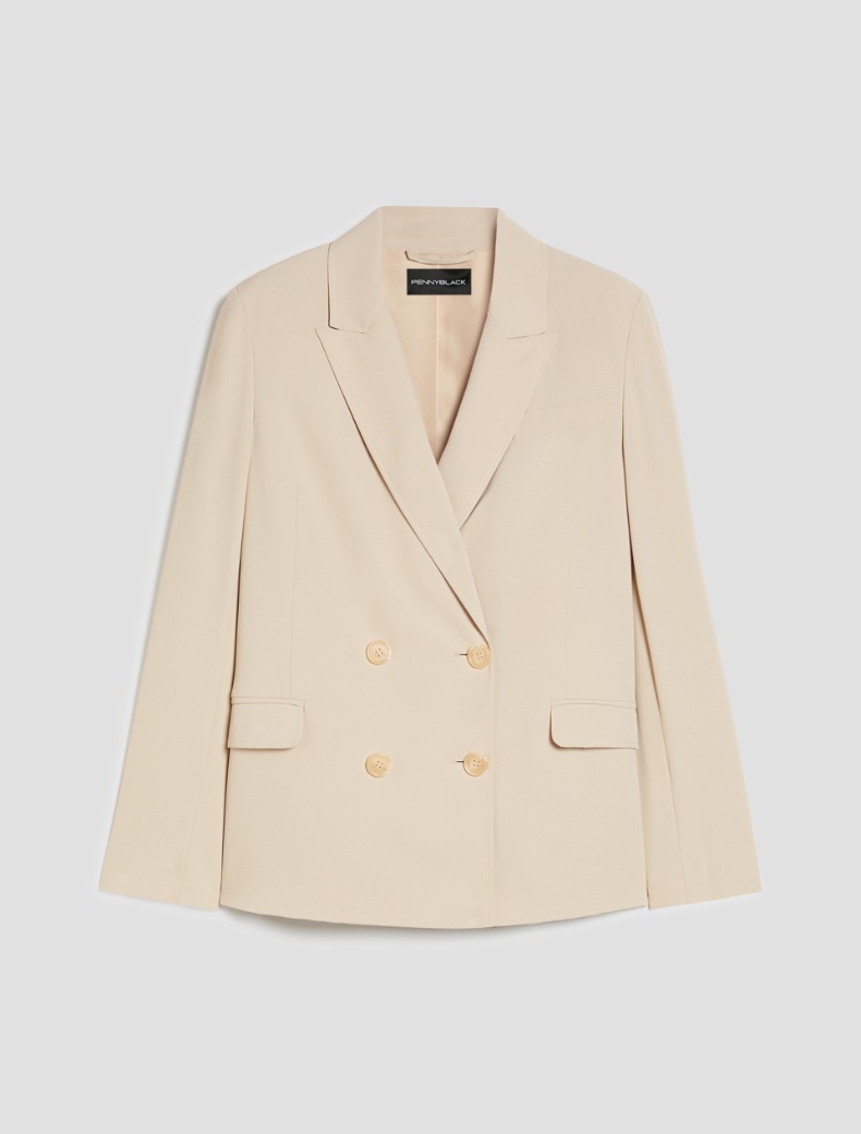 Flowing double-breasted blazer - ICE - pennyblack