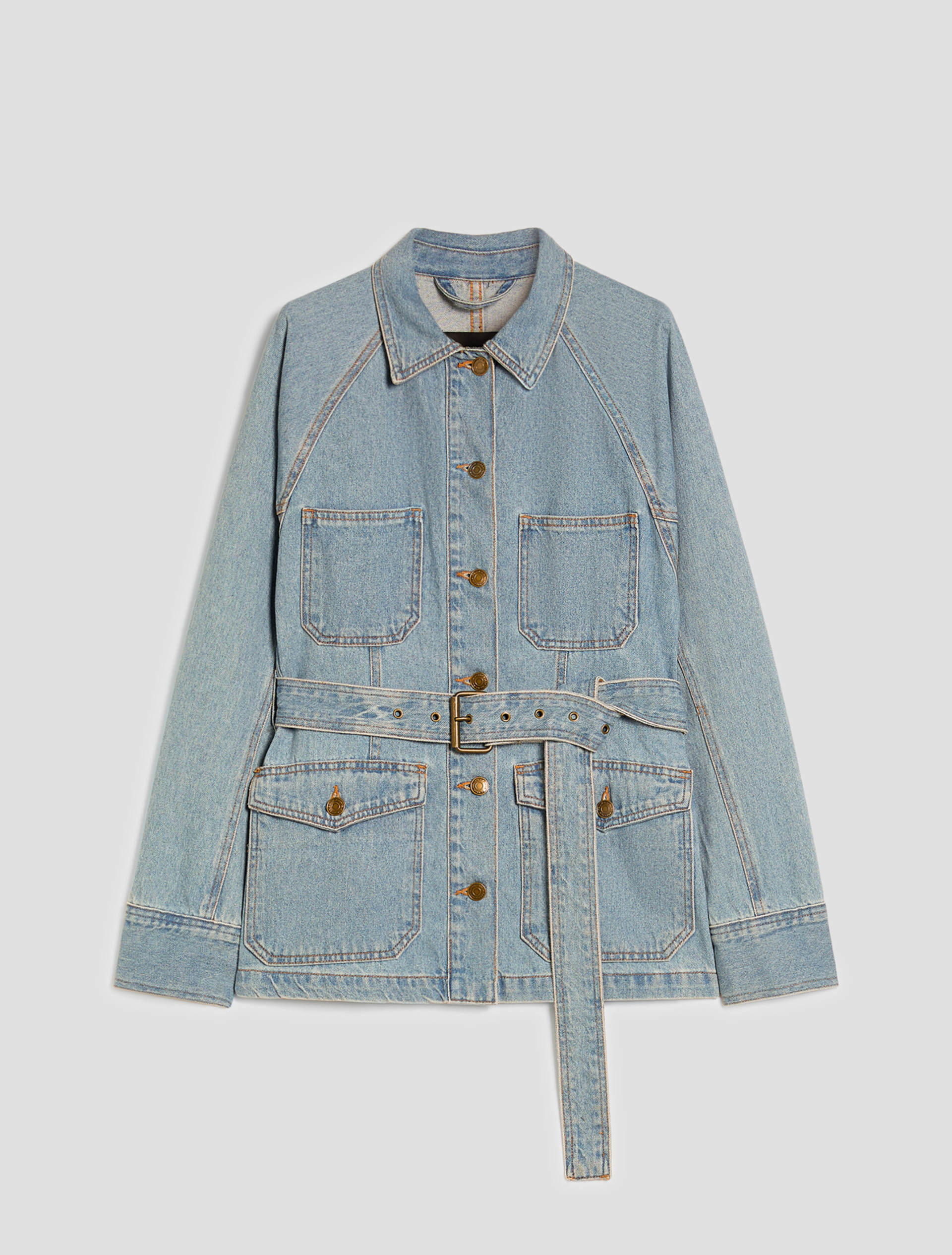 Denim safari jacket - BLUE JEANS - pennyblack