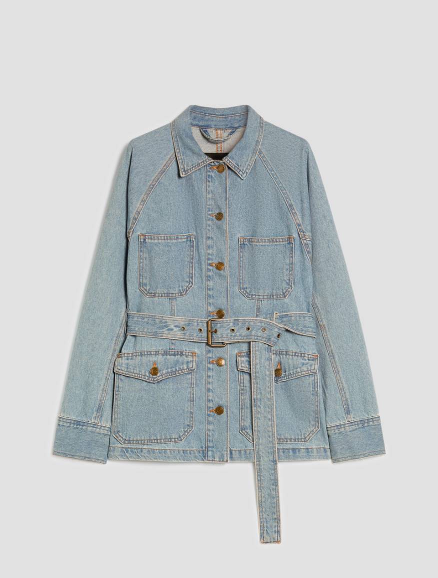 Denim safari jacket - BLUE JEANS - Pennyblack - 2