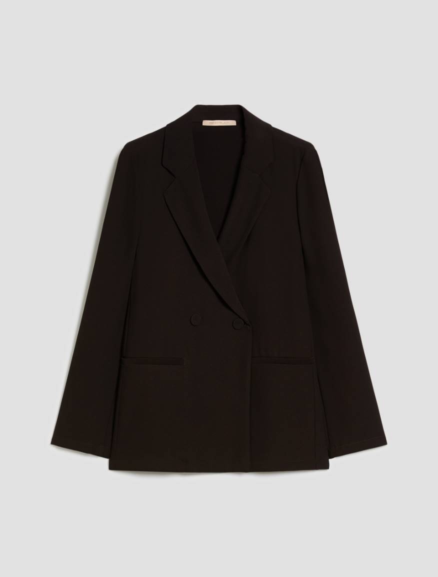 Blazer in sablé fabric - BLACK - Pennyblack - 2