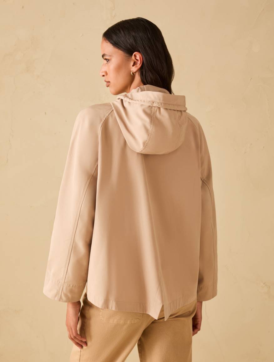 Water-repellent fabric jacket - CAMEL - Pennyblack - 3