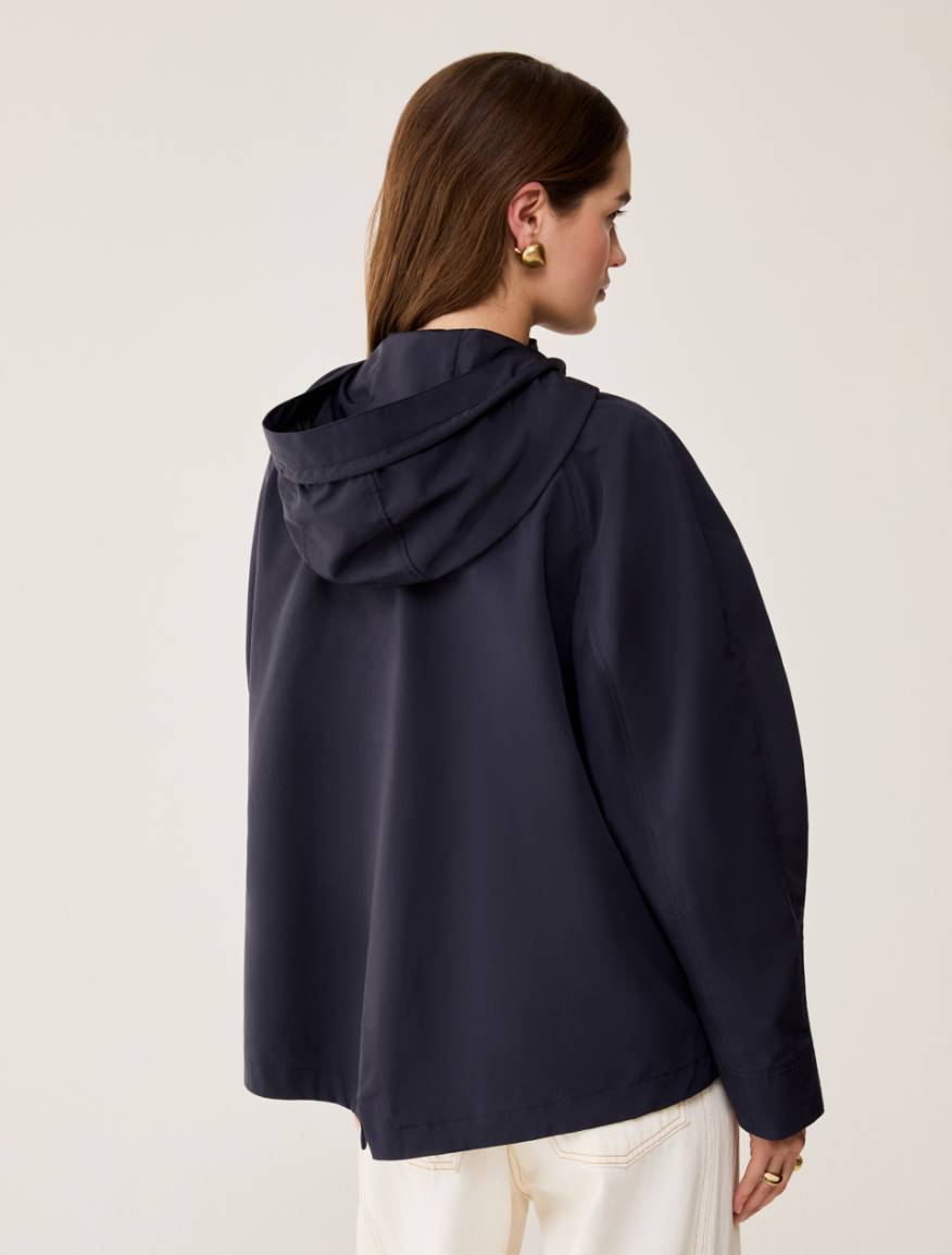 Water-repellent fabric jacket - NAVY - Pennyblack - 3