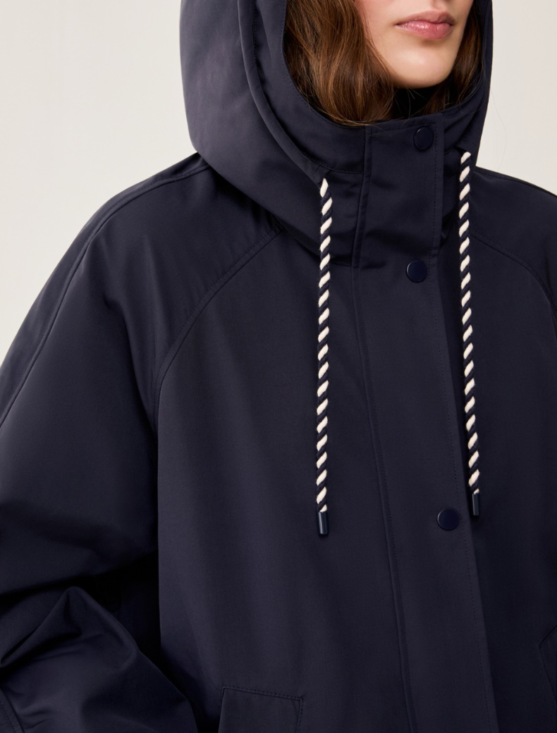 Water-repellent fabric jacket - NAVY - pennyblack