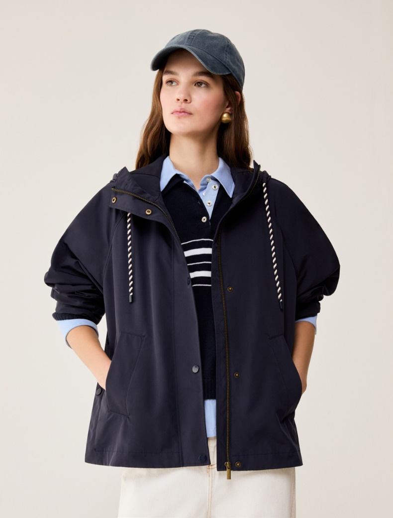Water-repellent fabric jacket Water-repellent fabric jacket - NAVY - pennyblack