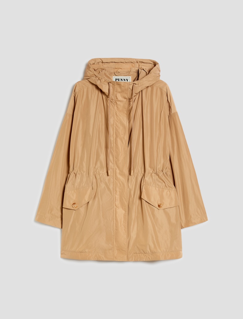 Lightweight water-repellent parka - CAMEL - pennyblack