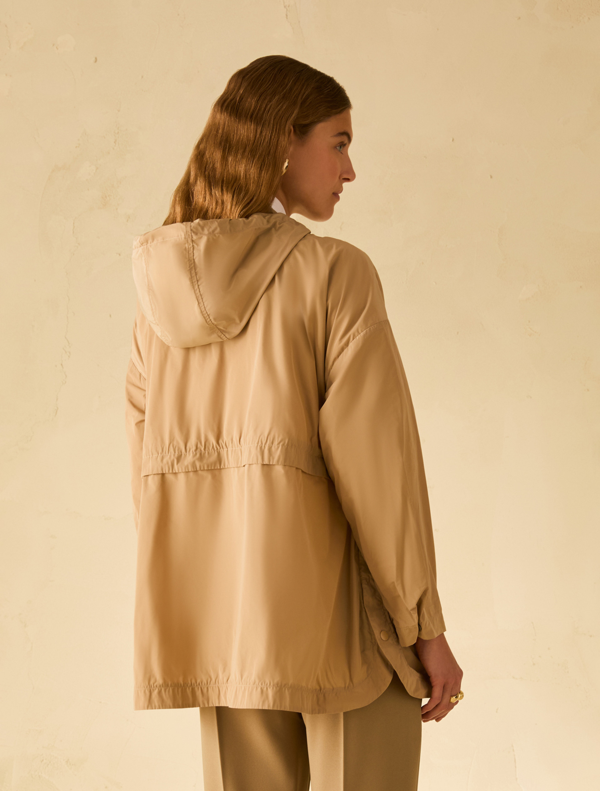 Lightweight water-repellent parka - CAMEL - pennyblack