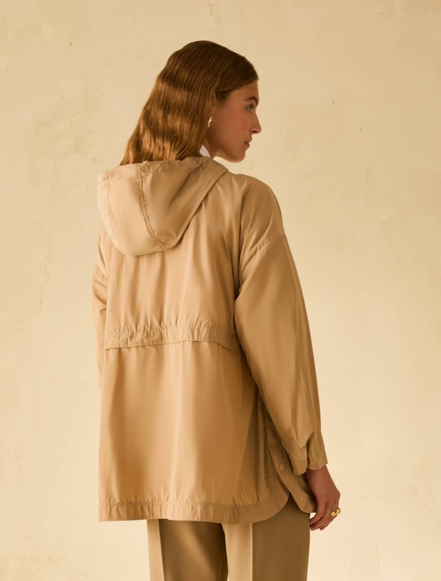 Lightweight water-repellent parka - CAMEL - Pennyblack - 3