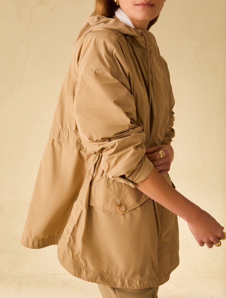 Lightweight water-repellent parka - CAMEL - pennyblack