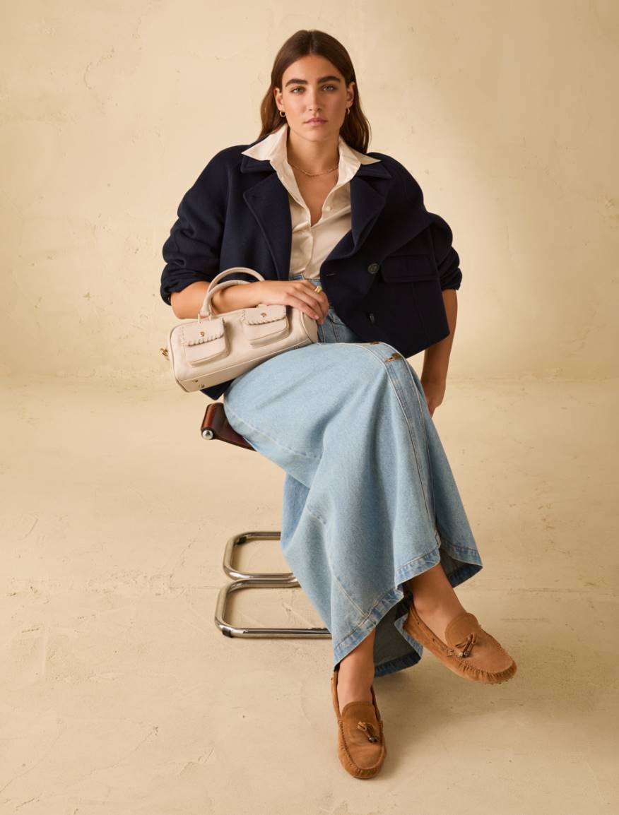 Long denim skirt - BLUE JEANS - Pennyblack - 5