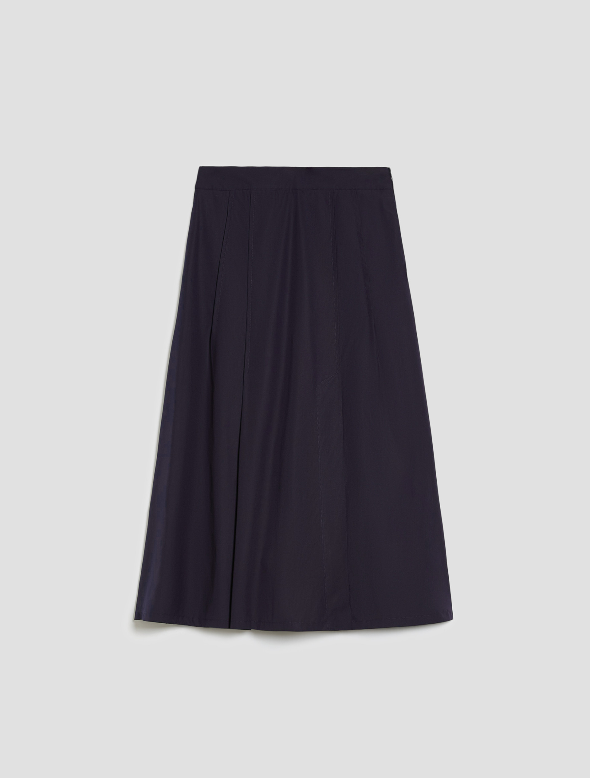 Poplin midi skirt - NAVY - pennyblack