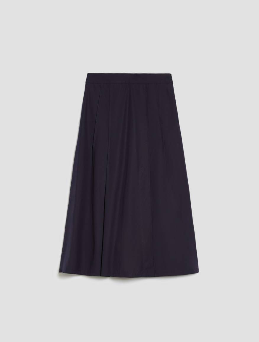 Poplin midi skirt - NAVY - Pennyblack - 2