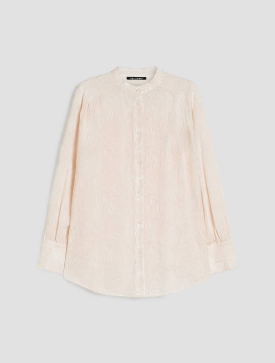 Shirt in embroidered muslin - WHITE - Pennyblack - 2