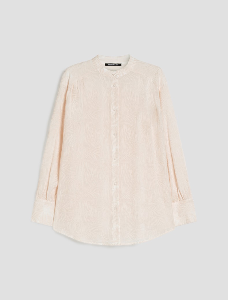 Shirt in embroidered muslin - WHITE - pennyblack