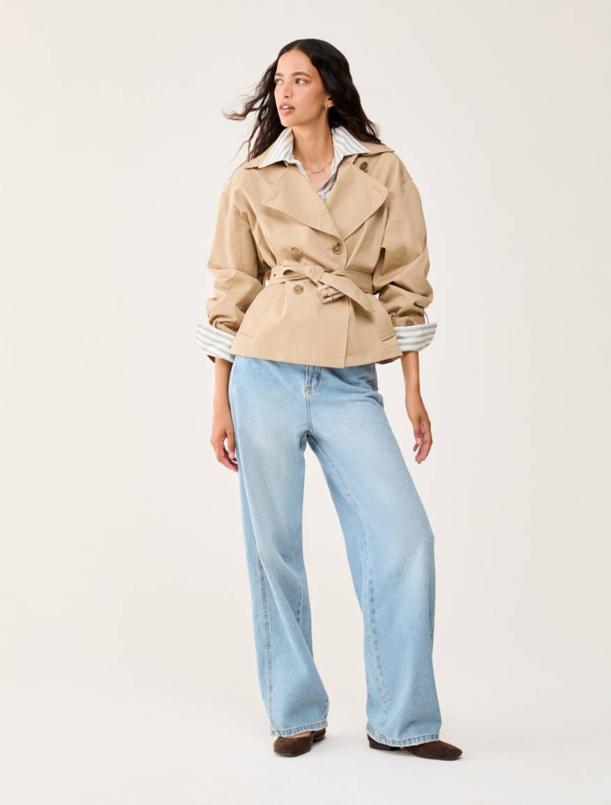 Slim poplin shirt - GREEN - Pennyblack - 5