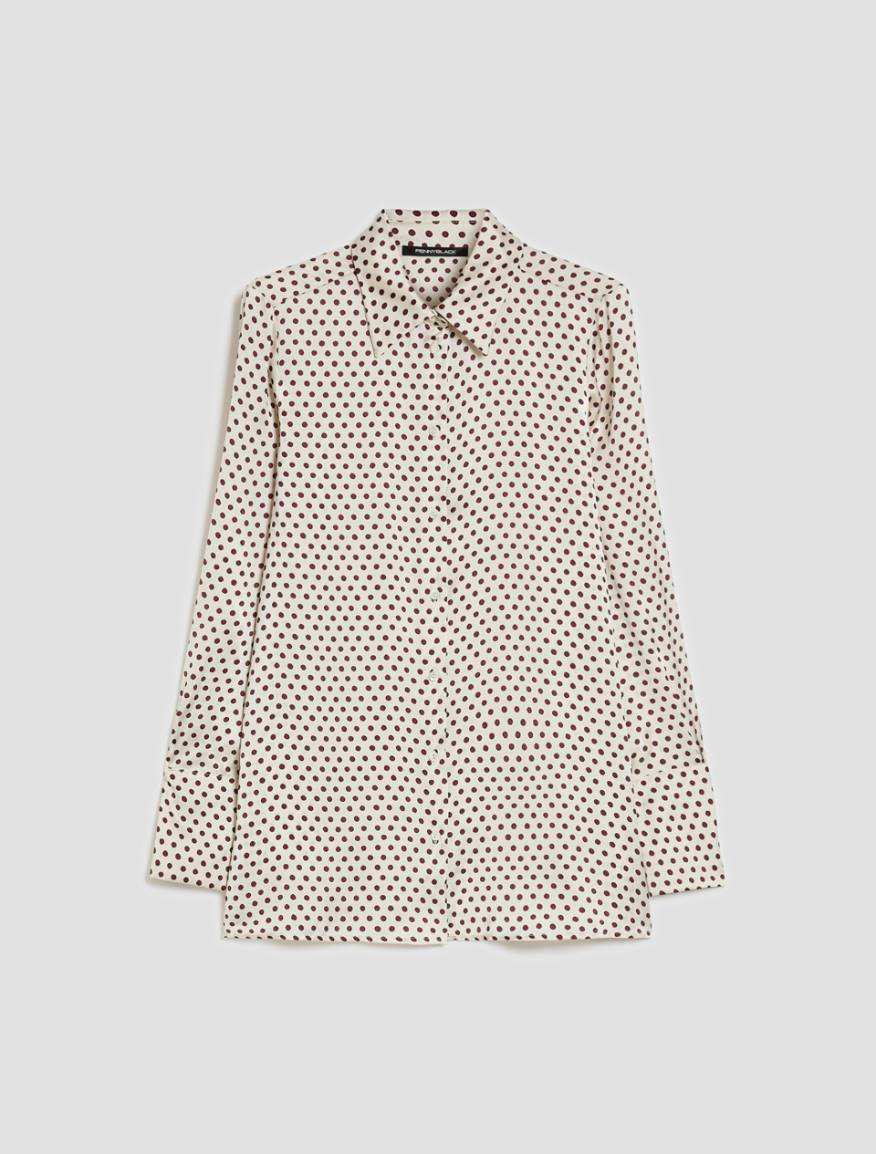 Fluid satin shirt - IVORY - Pennyblack - 2
