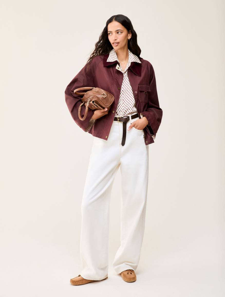 Fluid satin shirt - IVORY - Pennyblack - 5