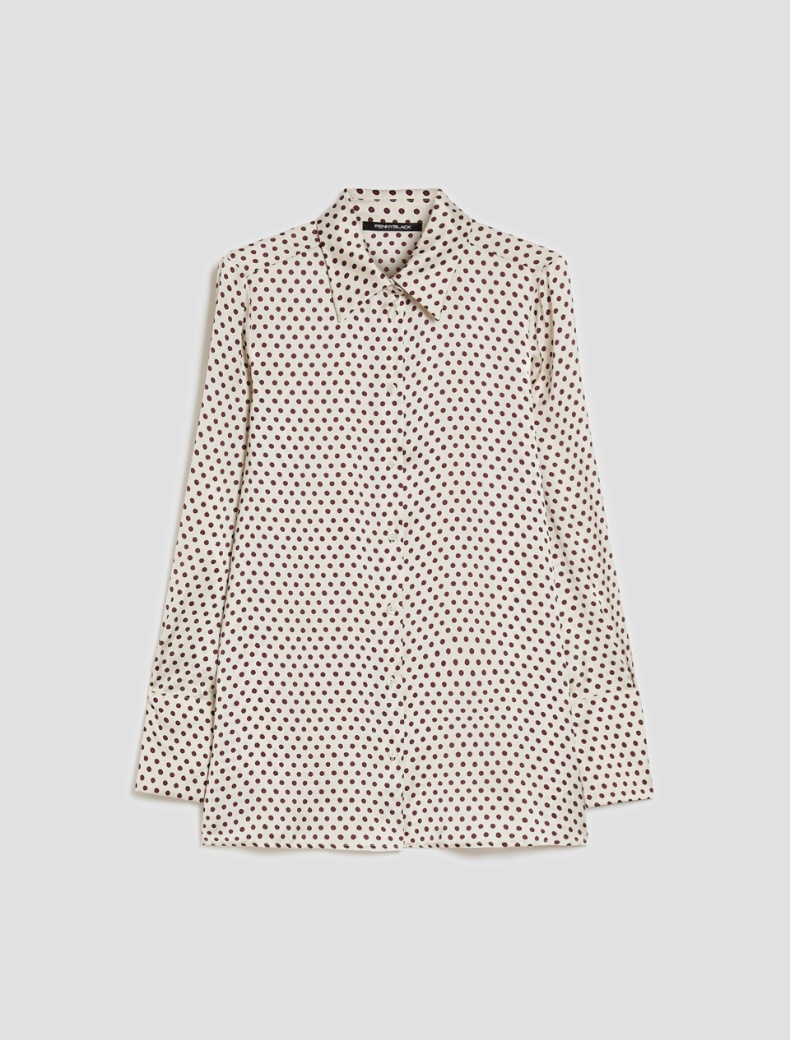 Fluid satin shirt - IVORY - pennyblack