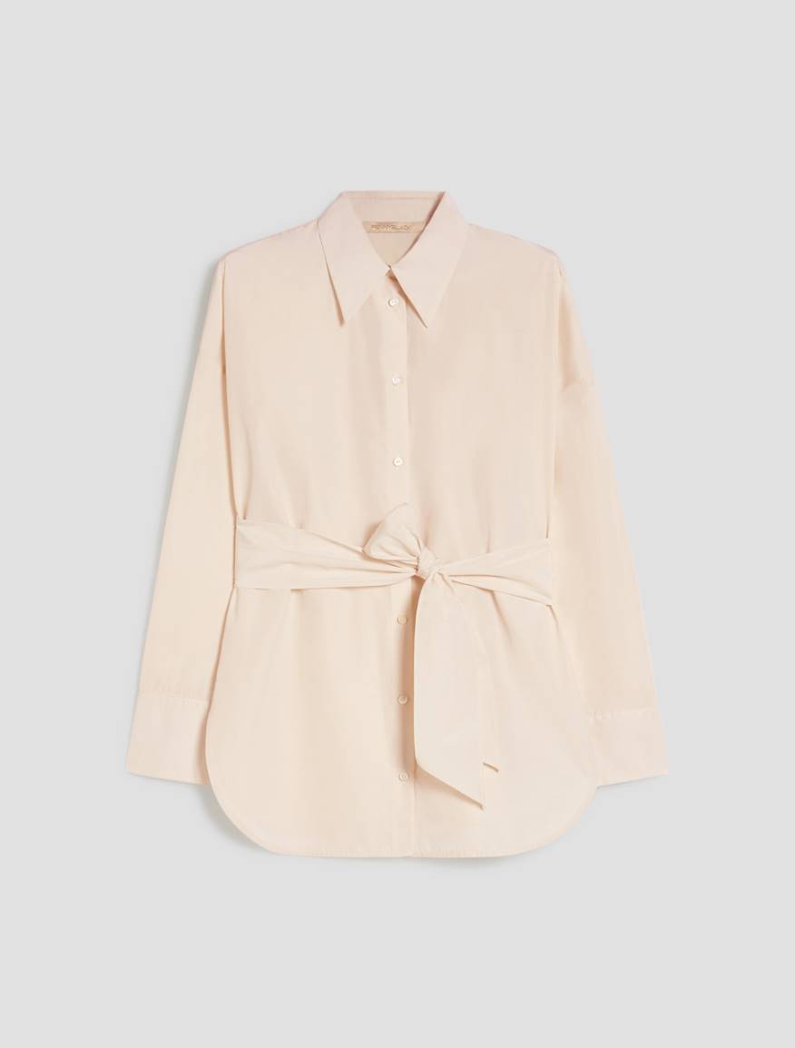 Taffeta shirt - IVORY - Pennyblack - 2