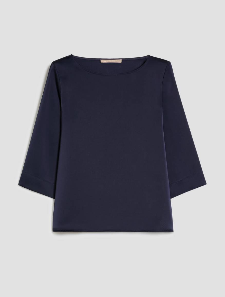 Double satin T-shirt - NAVY - Pennyblack - 2