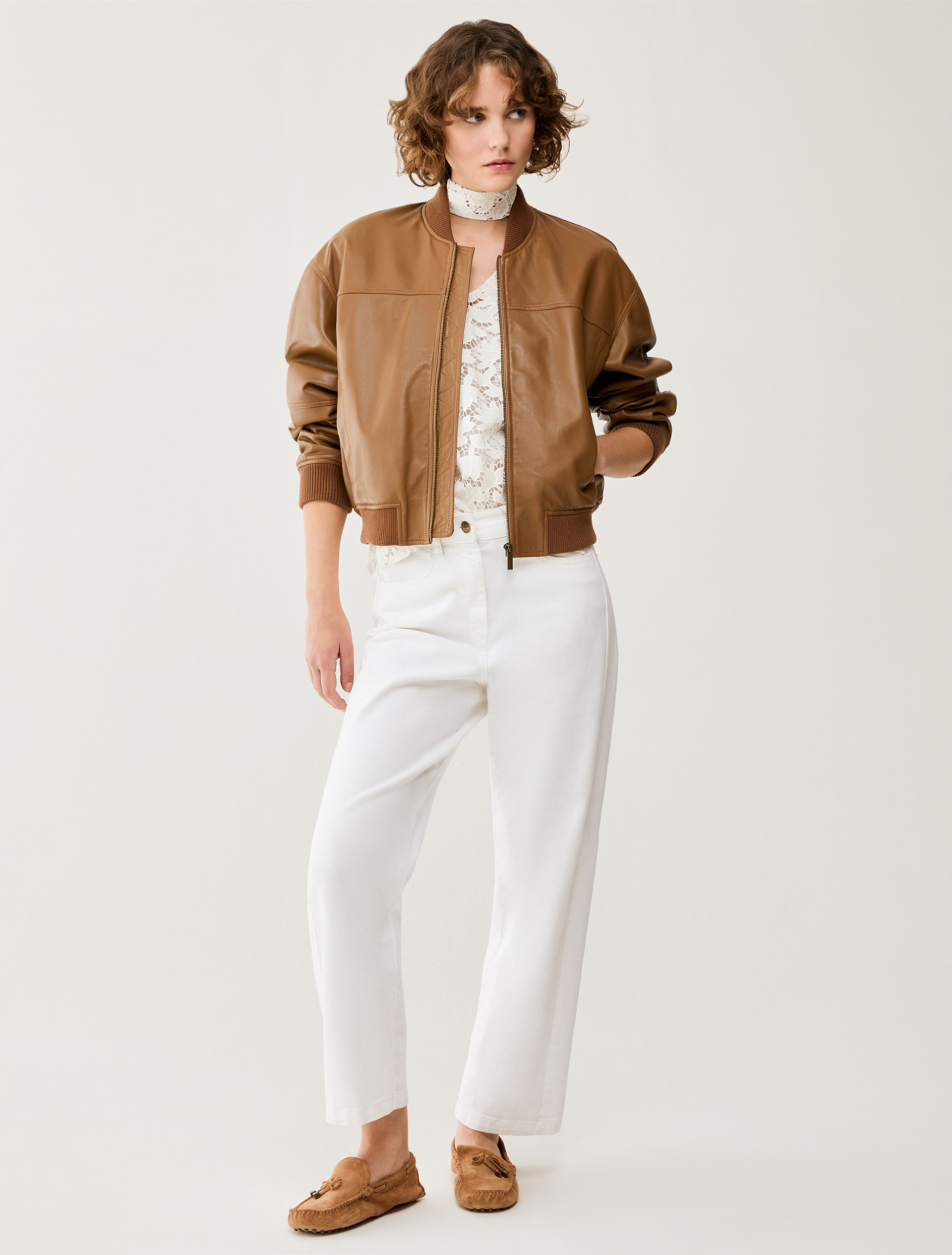 Broderie anglaise cotton blouse - IVORY - pennyblack