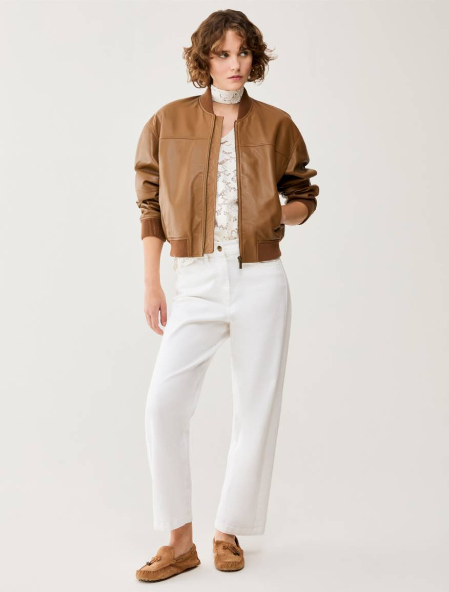 Broderie anglaise cotton blouse - IVORY - Pennyblack - 5