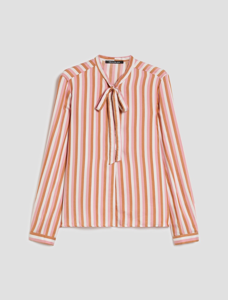 Flowing twill shirt - PINK - pennyblack