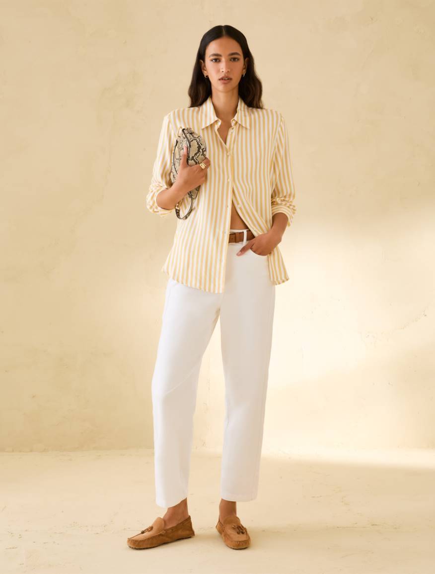 Fluid twill shirt - YELLOW - Pennyblack - 5