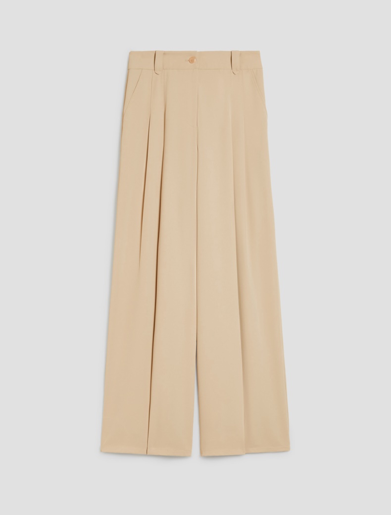 Flowing fabric wide-leg trousers - ICE - pennyblack