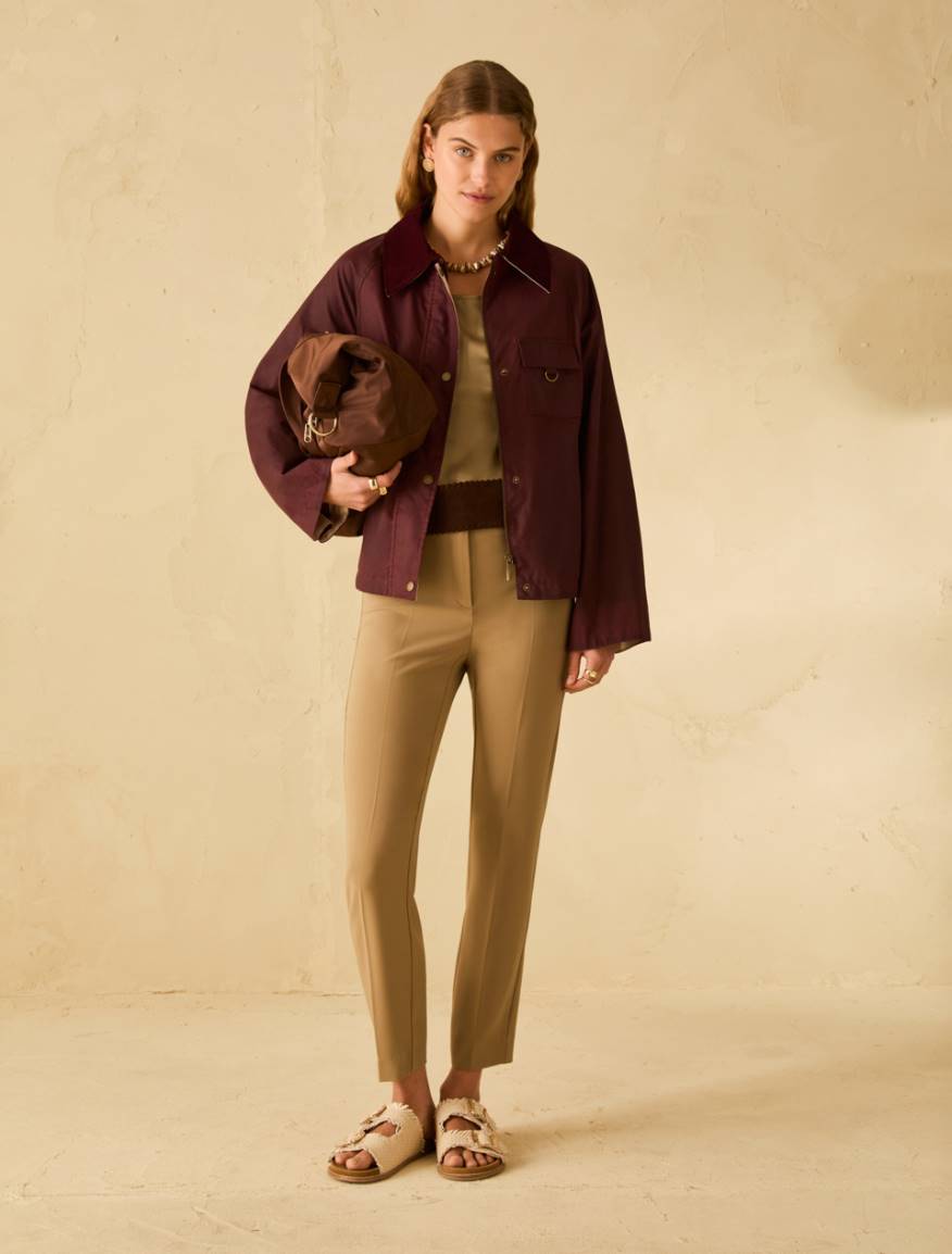 Skinny cady trousers - SAGE - Pennyblack - 5