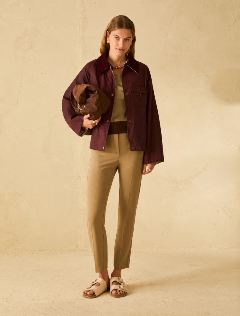 Skinny cady trousers - SAGE - pennyblack