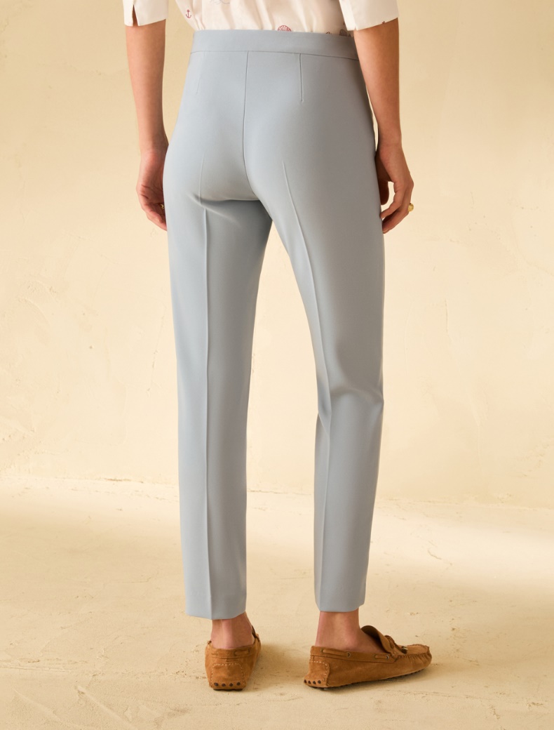 Skinny cady trousers - LIGHT BLUE - pennyblack