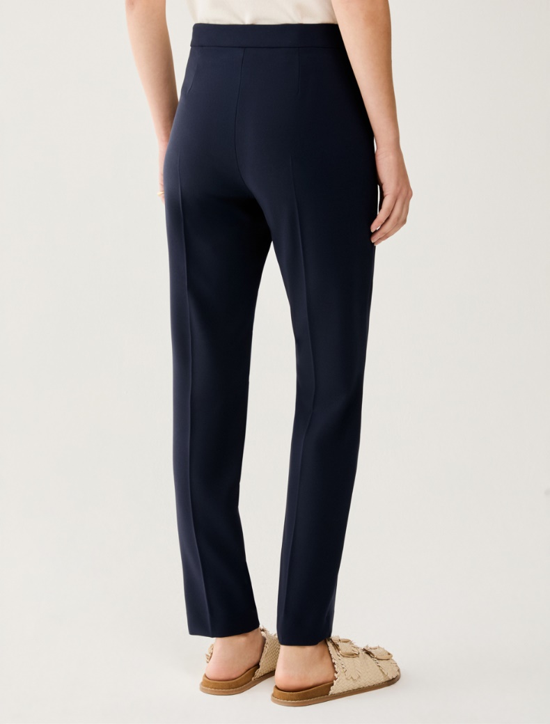 Skinny cady trousers - NAVY - pennyblack