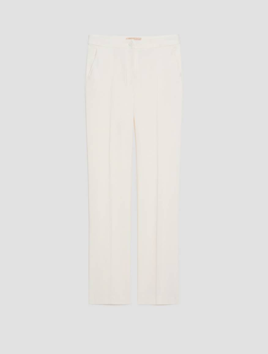 Straight-leg cady trousers - IVORY - Pennyblack - 2
