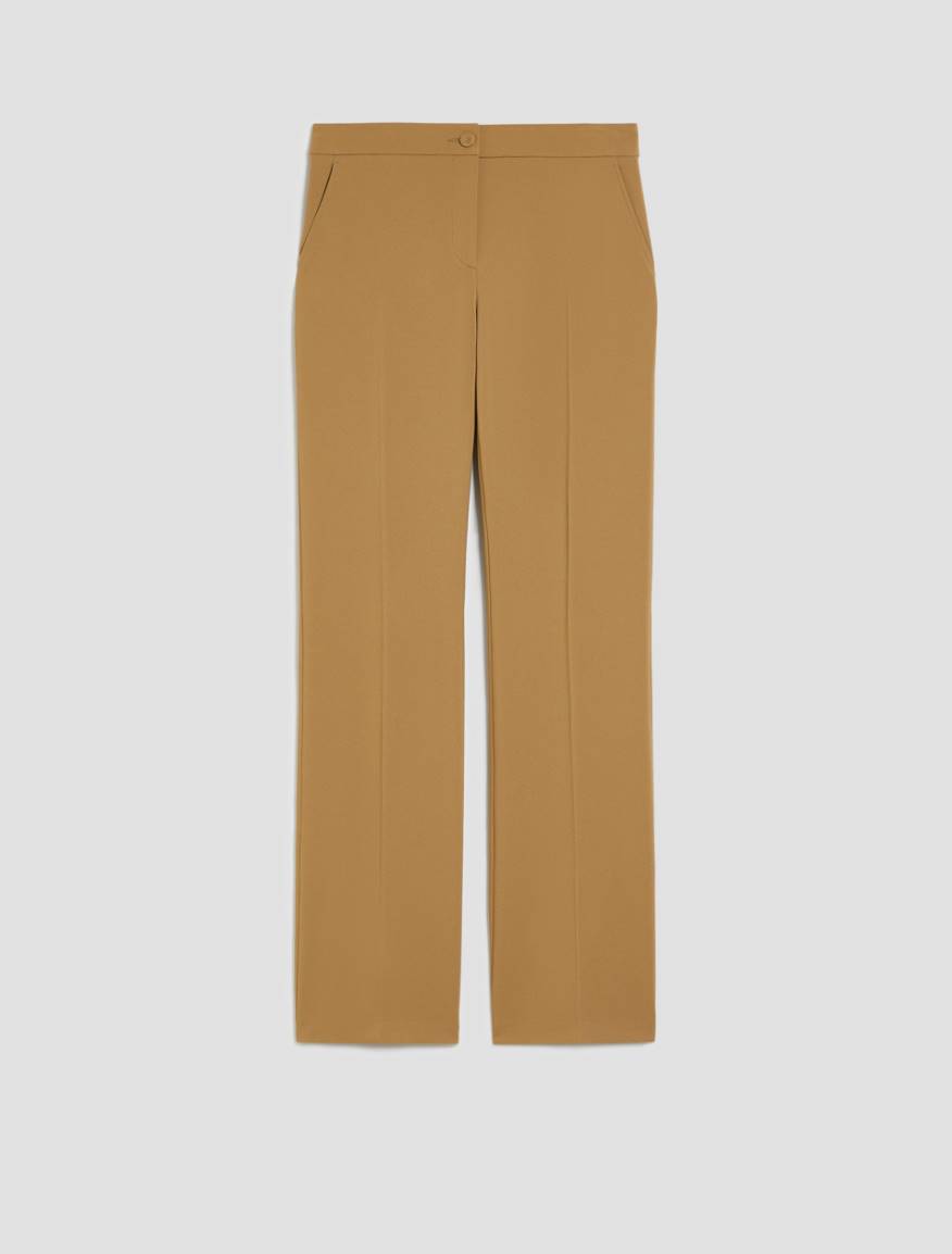 Straight-leg cady trousers - SAGE - Pennyblack - 2