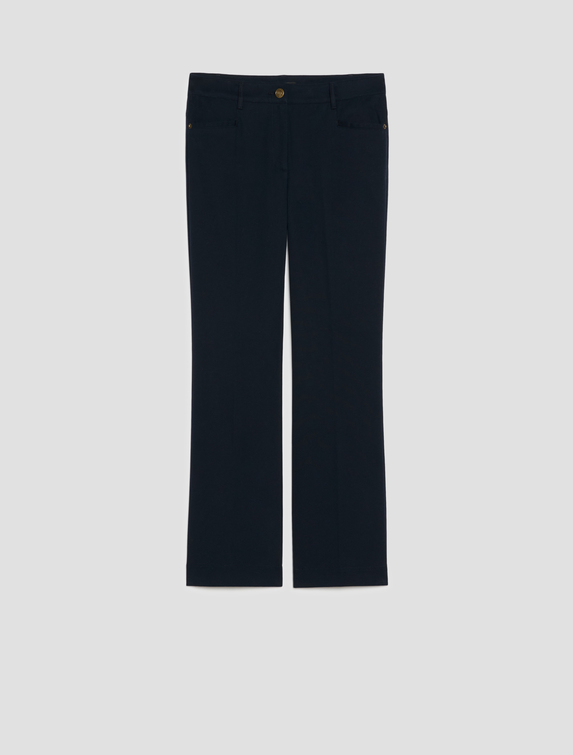 Mini-flared trousers - NAVY - pennyblack