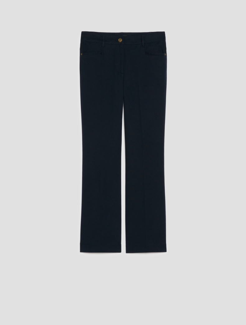 Mini-flared trousers - NAVY - pennyblack